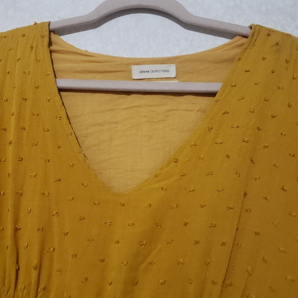 Urban Outfitters Mustard Yellow Long Sleeve Sundress..size:M - Picture 5 of 14